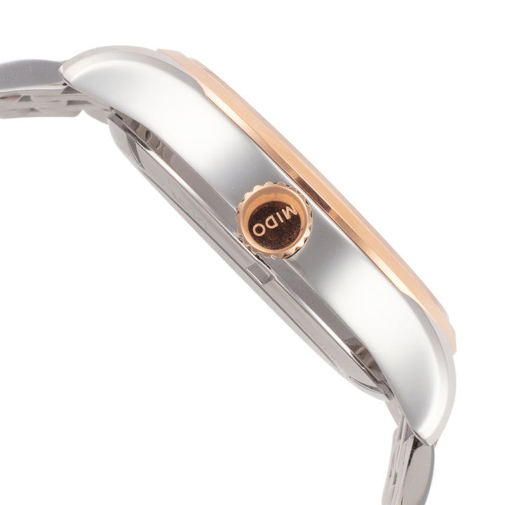 Belluna II 40mm / Silver / Silver and Rose Gold | Silver Dial