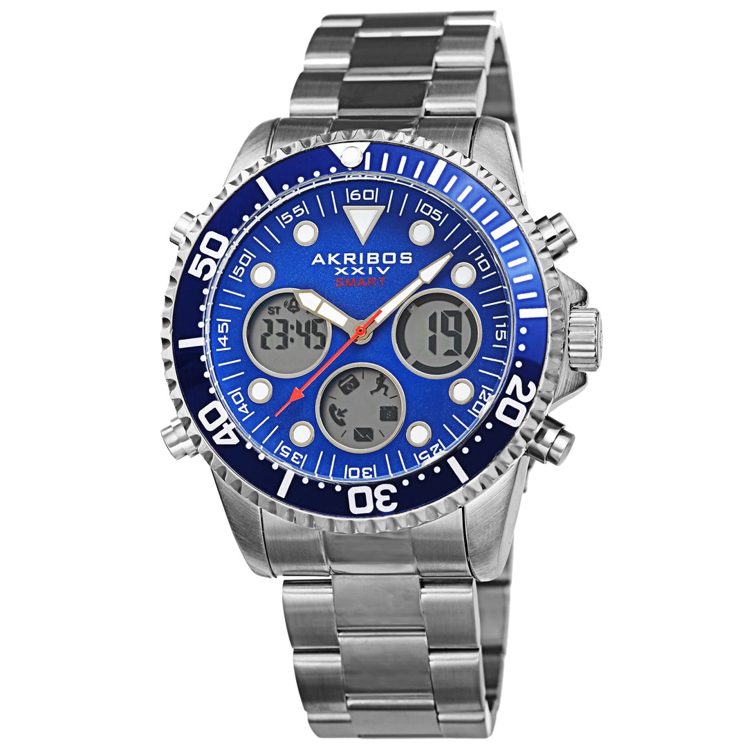 AK1094SSBU-Sport Silver/Stainless Steel | Blue Dial