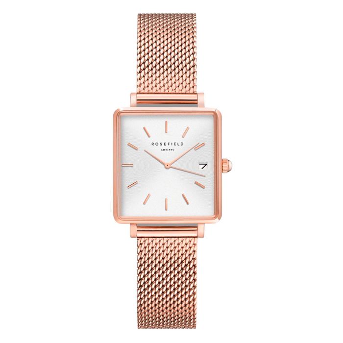 Boxy 26mm / White / Rose Gold | White Dial