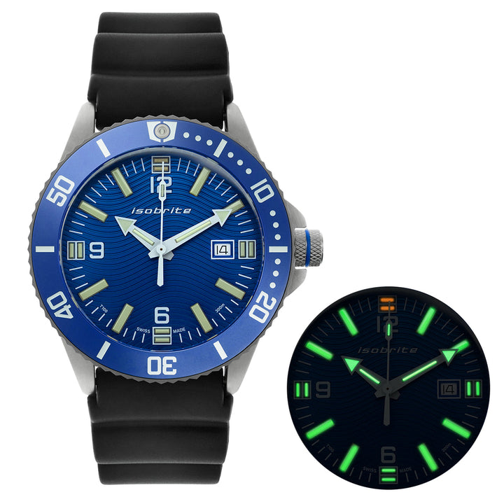 Naval Series T100 Tritium Markers | Blue Dial