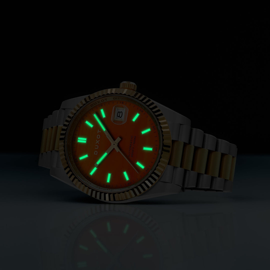 Marcel Automatic Lapidary Limited Edition Orange / Stainless Steel | Orange Dial