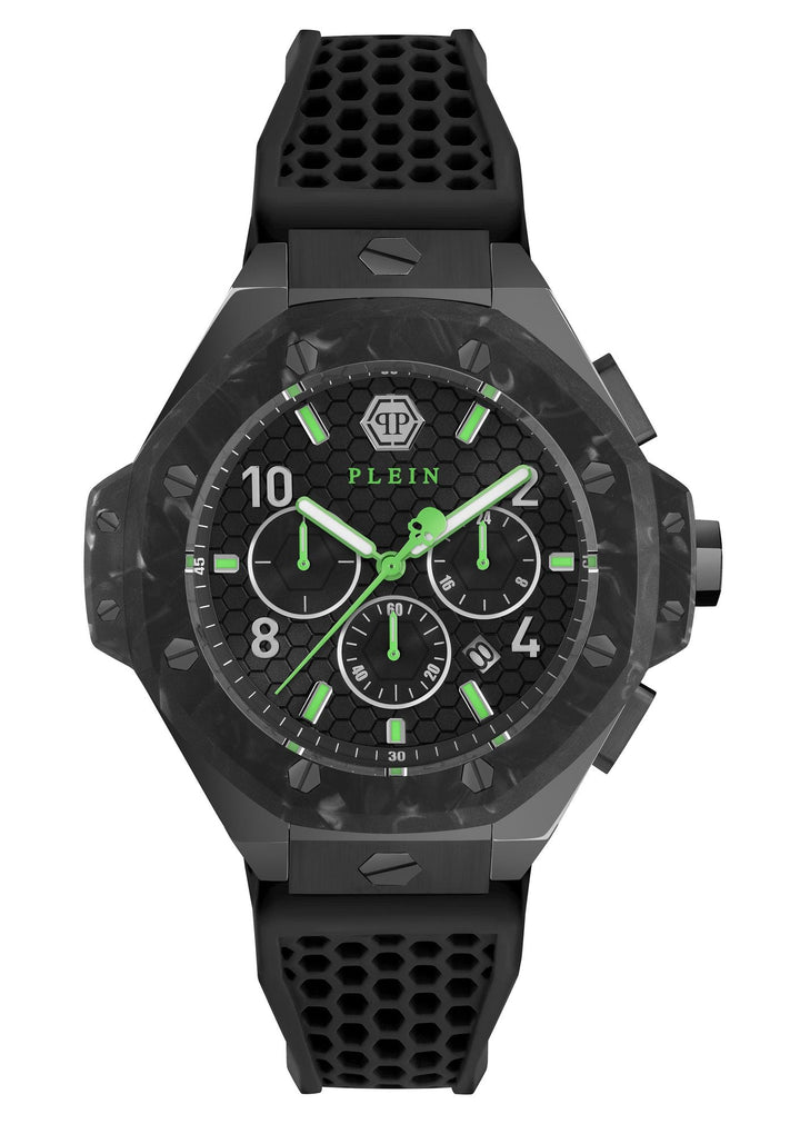 CHRONO ROYAL Black / Silicone | Black Dial