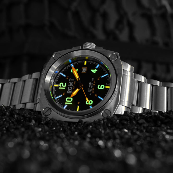 Altimeter Tritium Automatic Green /Stainless Steel | Green Dial