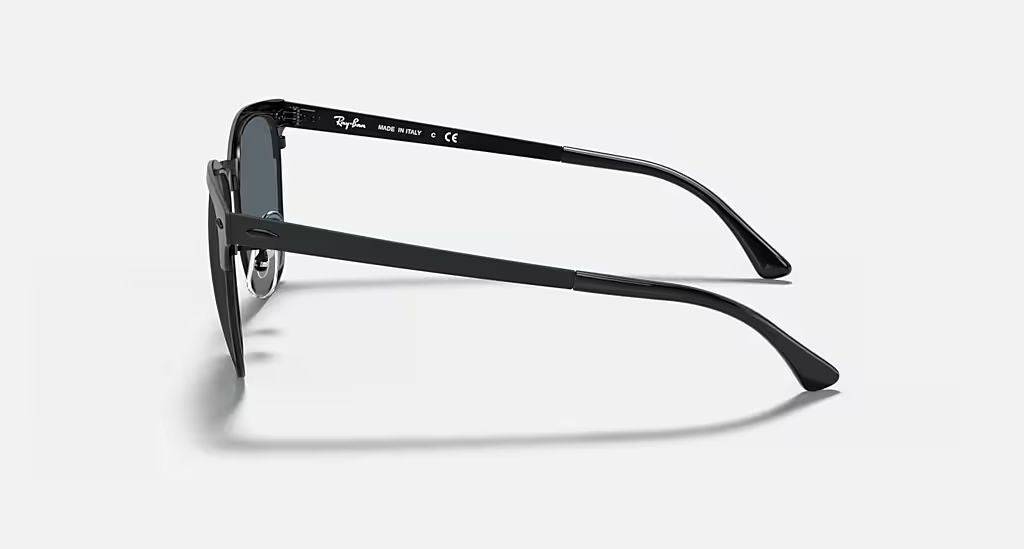 CLUBMASTER METAL UNISEX Shiny Black Top Matte / Blue
