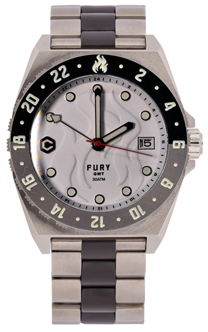 Fury GMT WHITE LIGHTNING | White Dial