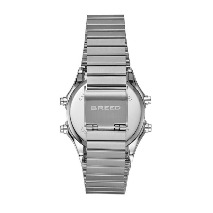 Terra Digital Watch w/ Backlight/Timer Silver Black Dial