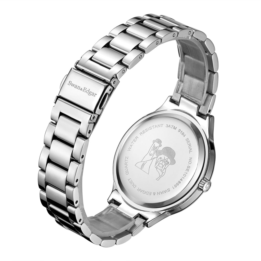 Duet Steel/Stainless Steel Blue Dial