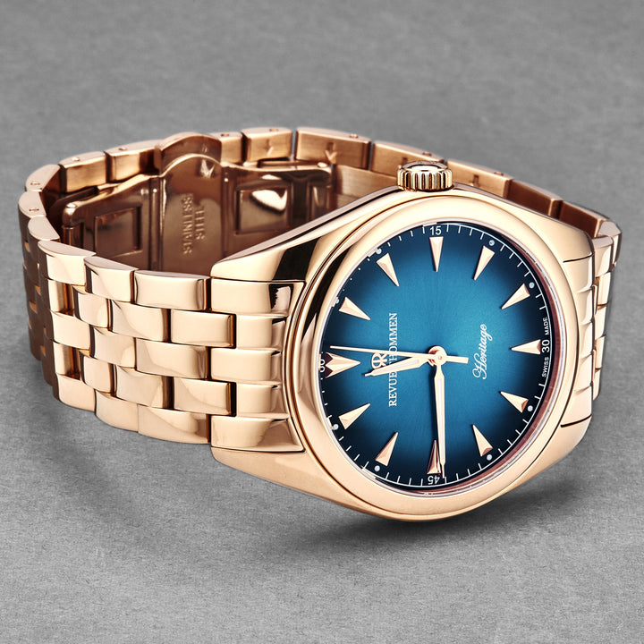 Heritage 21010.2165 / Blue | Blue Dial