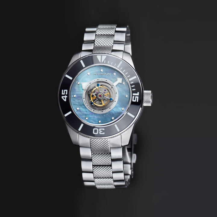 Divemaster Central Tourbillon Automatic 45mm - Mother of Pearl Dial | Mother of 