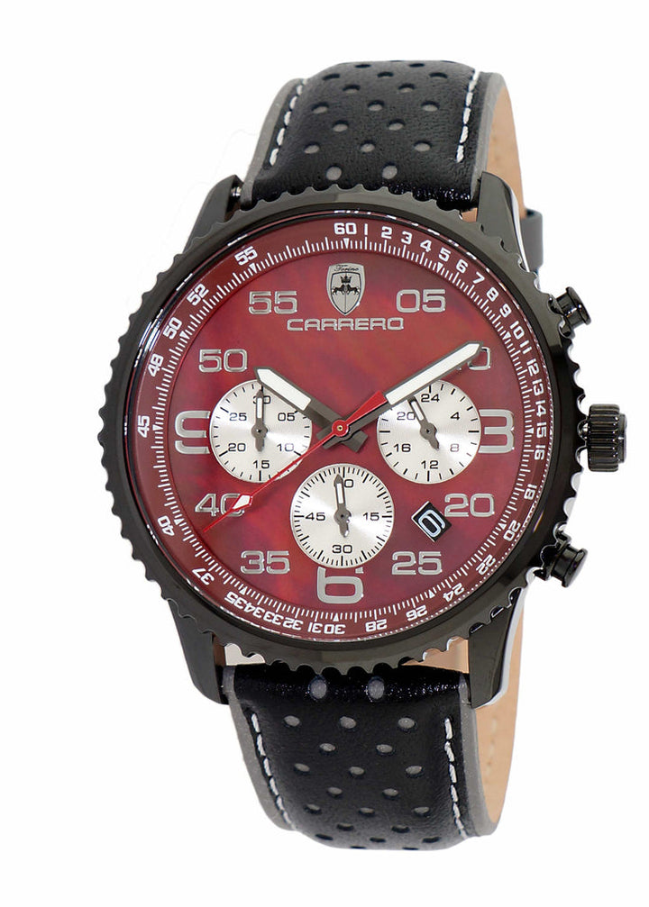 Aureum IP BLACK/MAROON | Maroon Dial