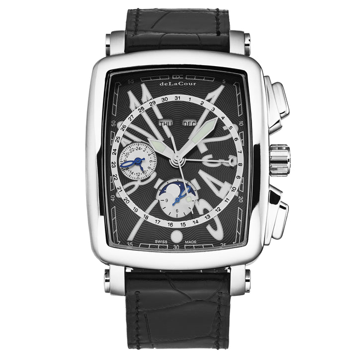 ViaLarga WAST1026-BLK / Black Black Dial