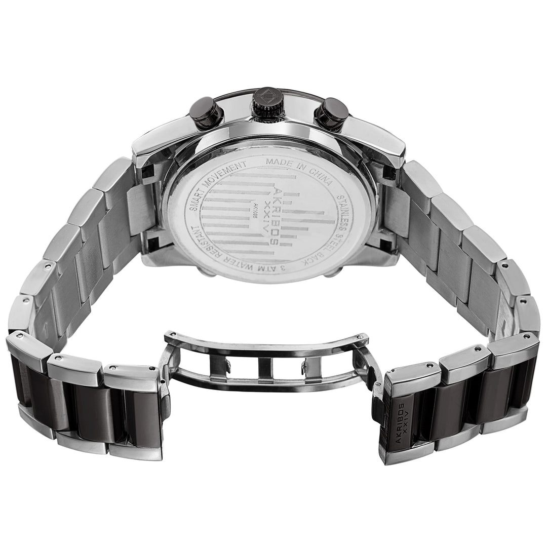 AK1095TTB-Sport Black/Stainless Steel | Black Dial