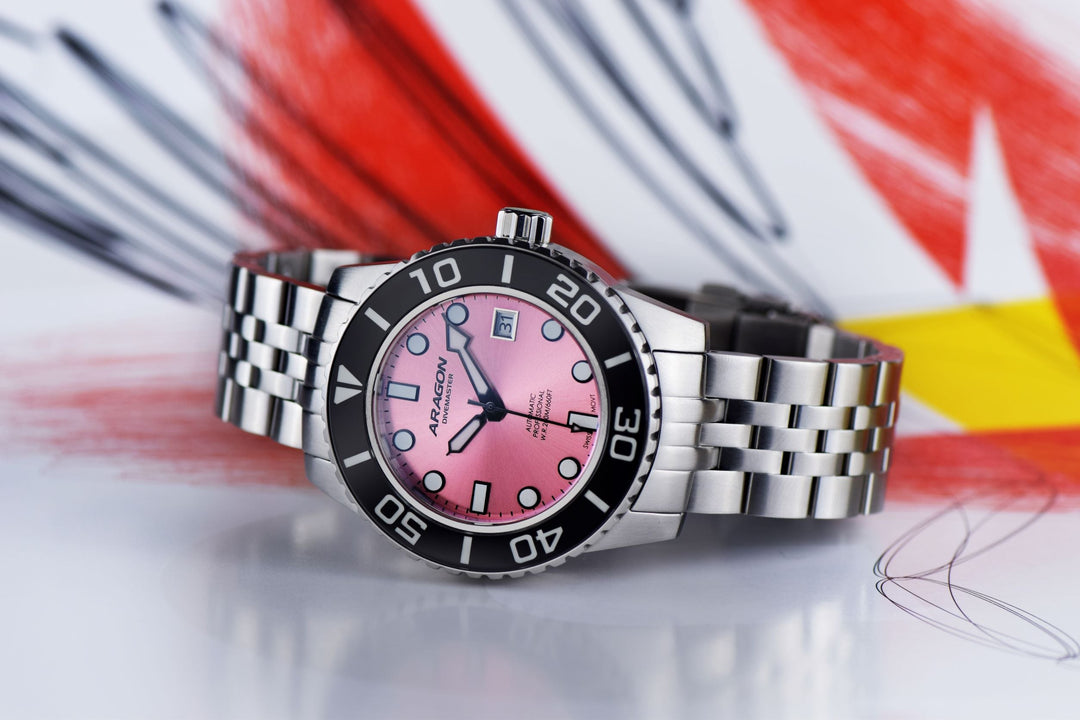 Divemaster 42 Swiss R150 Automatic Pink Dial | Pink Dial