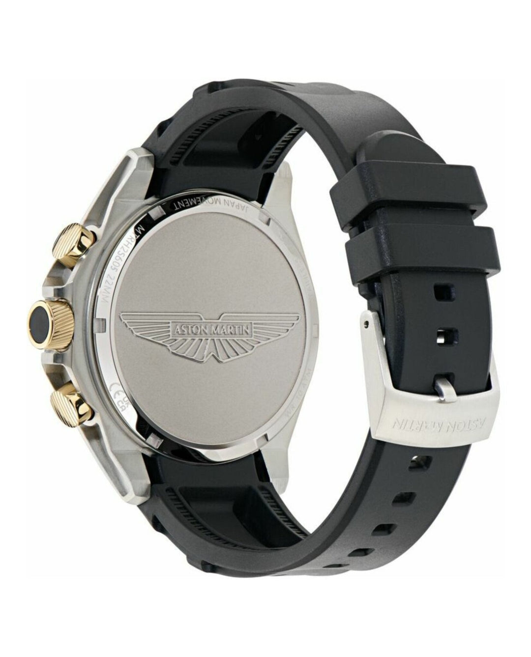 HLC Chrono Solar Two Tone Case/ Brown Dial/Black Silicone Strap Brown Dial