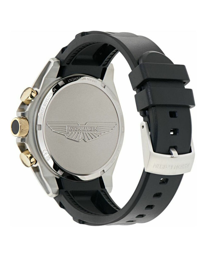 HLC Chrono Solar Two Tone Case/ Brown Dial/Black Silicone Strap Brown Dial