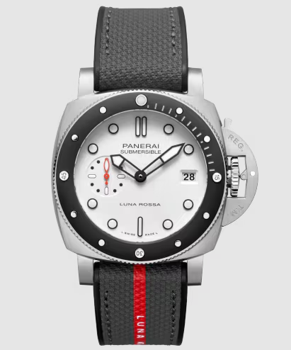 Submersible Luna Rossa White | Matte Black Dial
