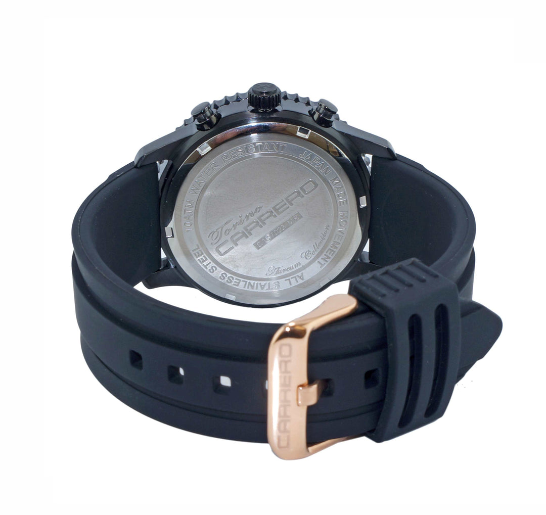 Aureum BLACK/MAROON Maroon Dial