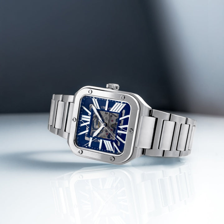 Engineer Lennox Skeleton Automatic Blue / Stainless Steel | Blue Dial