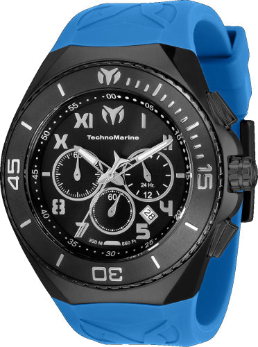 Manta 48mm / Grey / Blue | Grey Dial