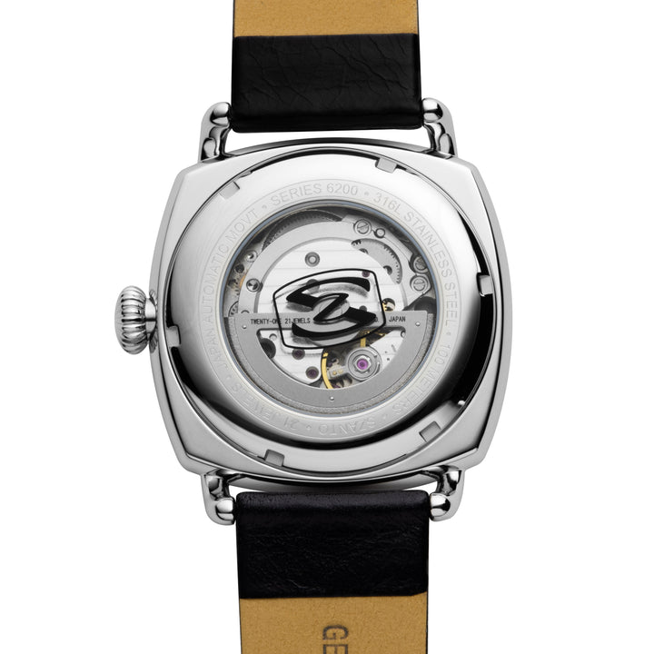 Officer's Coin Automatic Steel/Black/Black | Black Dial