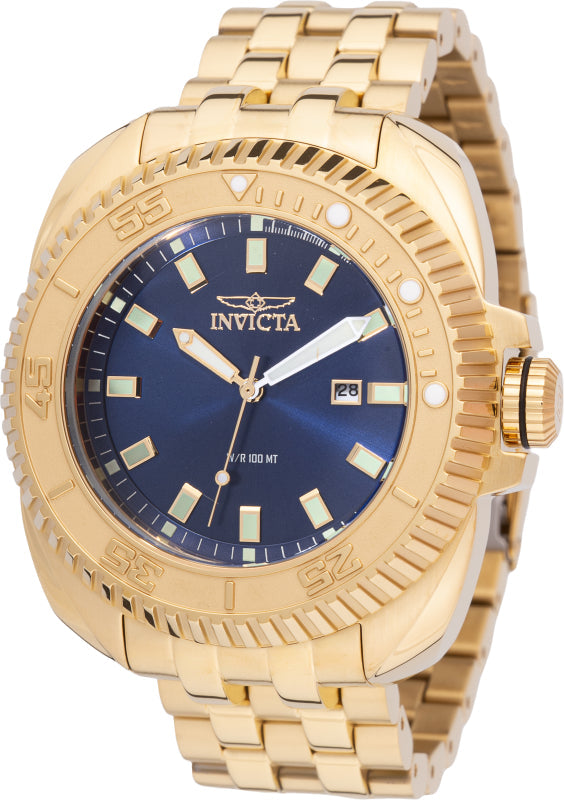 Coalition Forces 50mm / Blue / Gold | Blue Dial