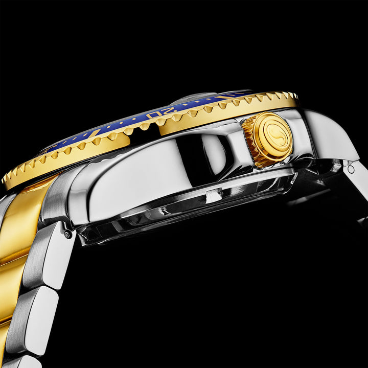 DEPTHMASTER 42MM DIVER Blue and Gold/Stainless Steel | Blue Dial