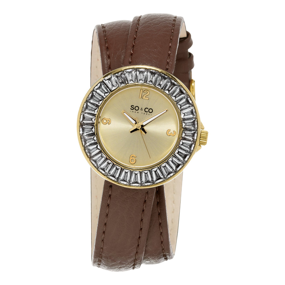 Chelsea Brown/Leather | Gold Dial