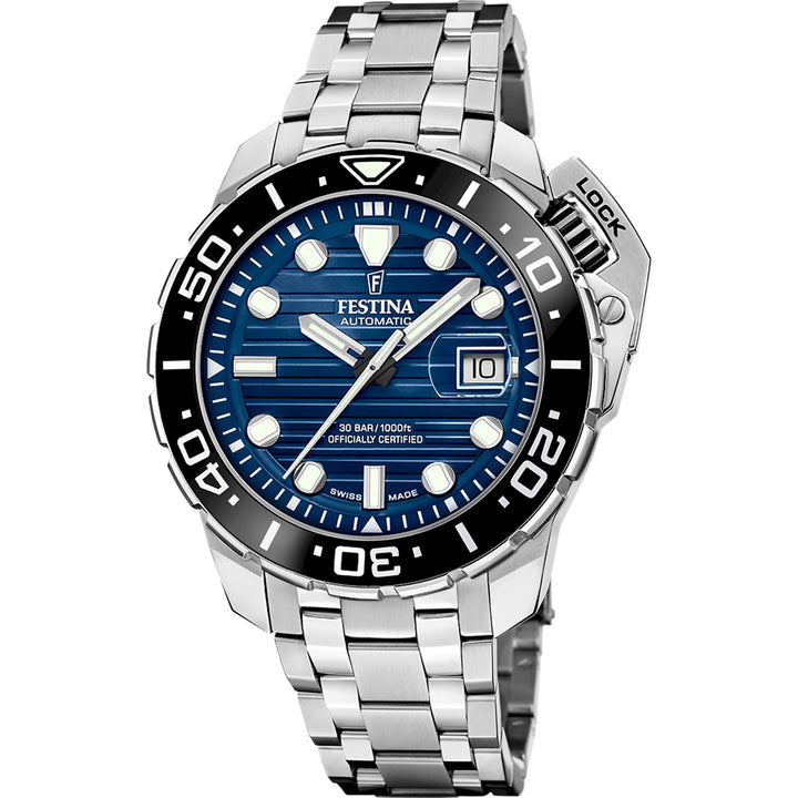 Odyssey Diver Blue / Stainless Steel Blue Dial