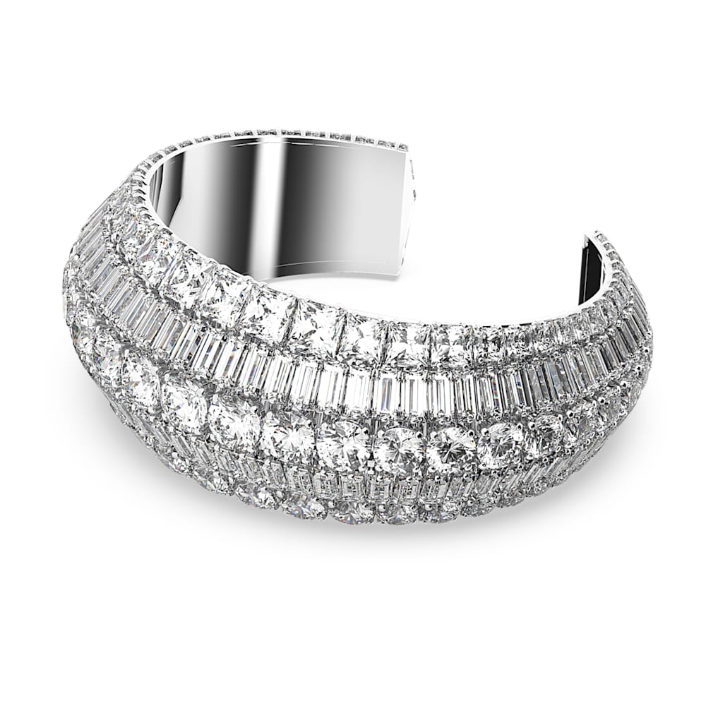 Hyperbola White / Rhodium-Plated