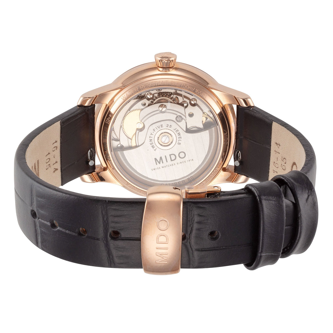 Baroncelli II 33mm / White / Black White Dial