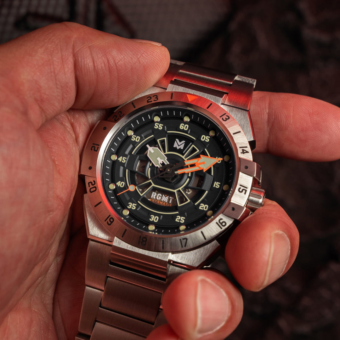 HIMARS AUTOMATIC BLACK / STAINLESS STEEL | Black Dial