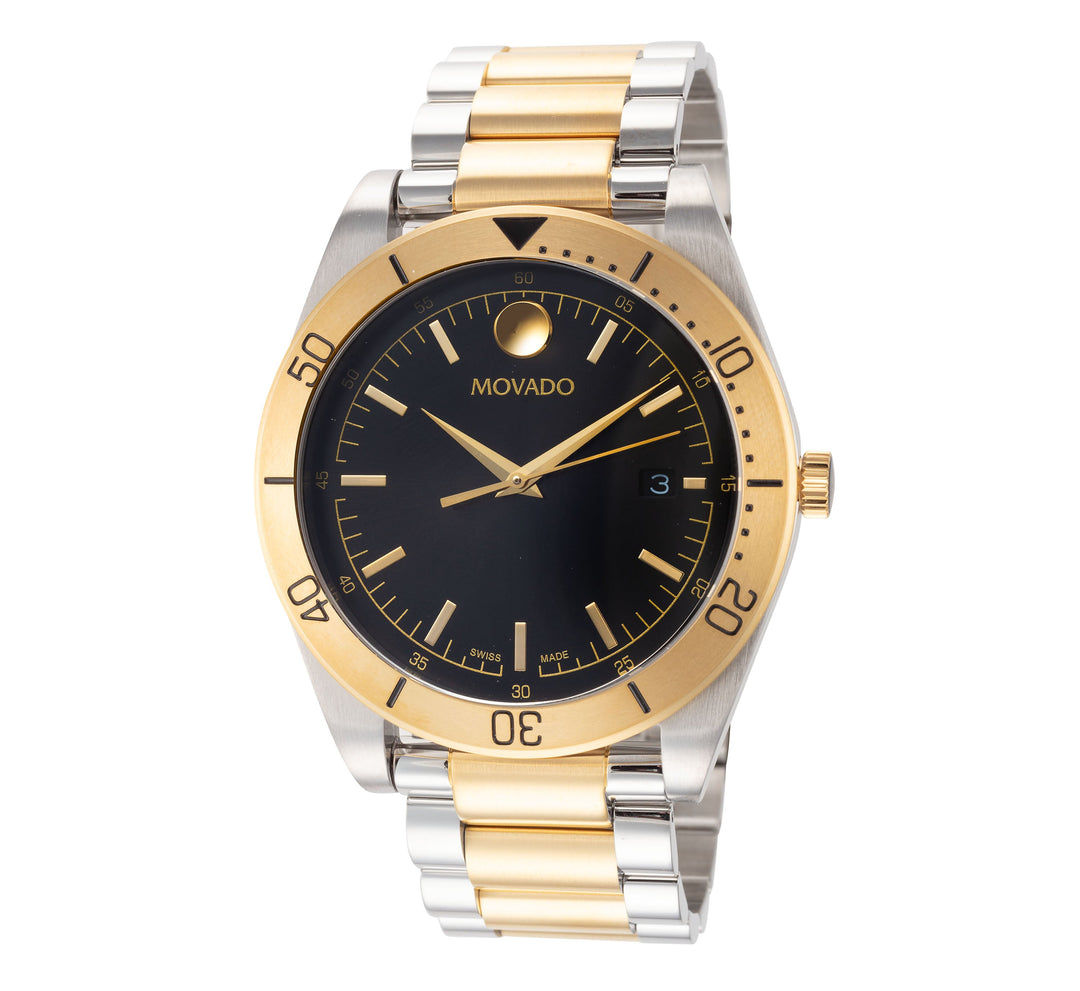 Sport 41mm / Black / Silver and Gold Black Dial