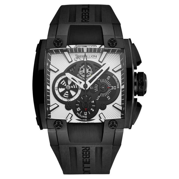 Re1 RBRE1CH.SB.WH / Silver black | Silver black Dial
