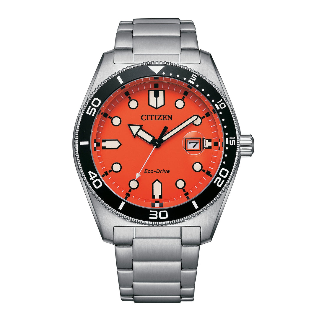 Classic 43mm / Orange / Silver | Orange Dial