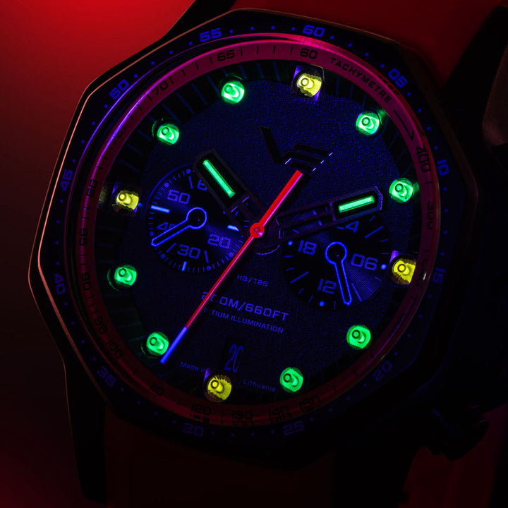 ATOMIC AGE ANDREI SAKHAROV Black/Leather Black Dial
