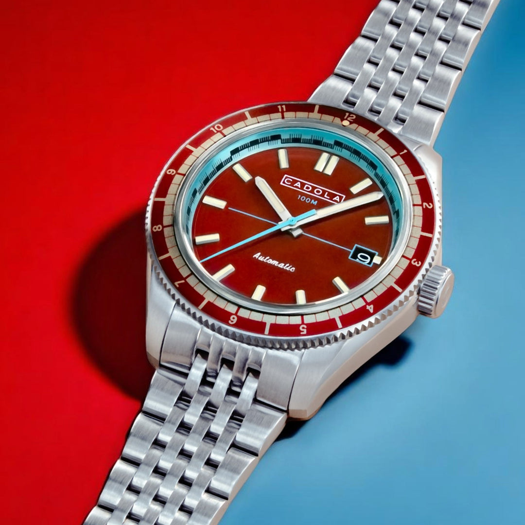 Ahrens Automatic Red / Stainless Steel | Red Dial