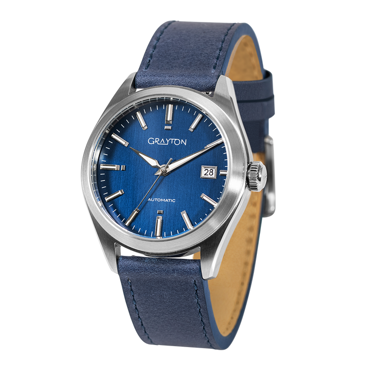Elegant Sport Blue  /  Leather Blue Dial