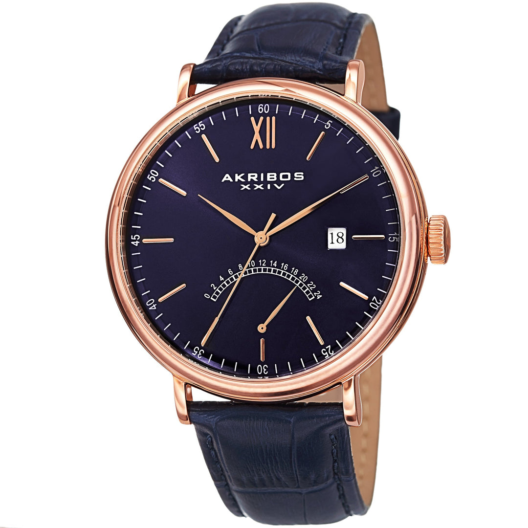 Explorer Rose Gold Tone/Rose Gold Tone Stainless Steel/Leather | Purple Dial