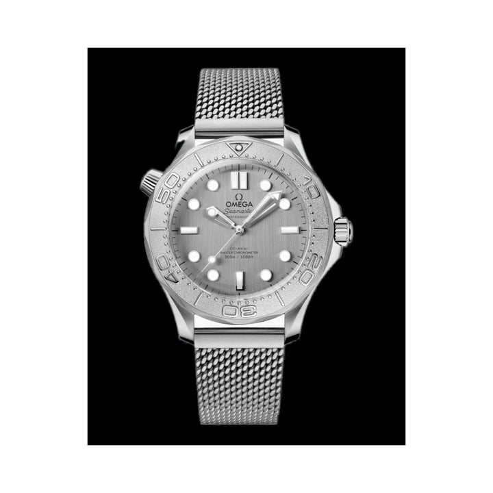 Omega Seamaster Diver 300M 42mm Grey Dial on Mesh