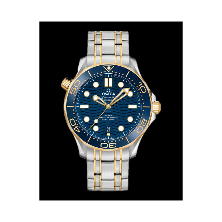 Omega Seamaster Diver 300M 42mm Two-Tone Blue Dial