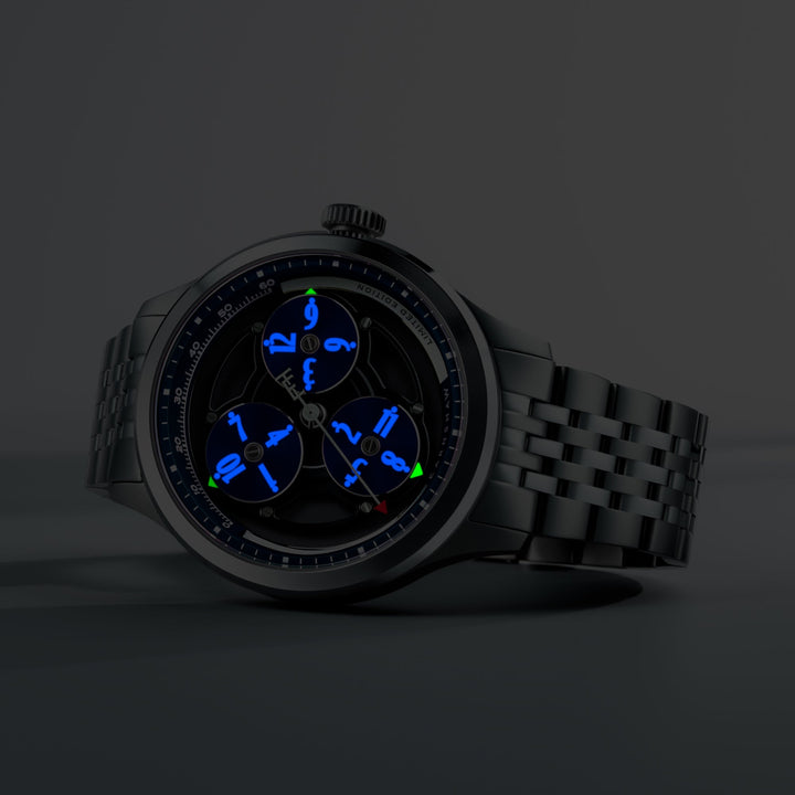 Engineer Hexham Trisect Automatic Limited Edition Blue / Stainless Steel | Blue 