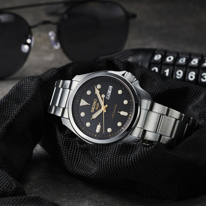 5 Sports SKX Series Black Dial Black Nylon Strap 40mm Black Dial
