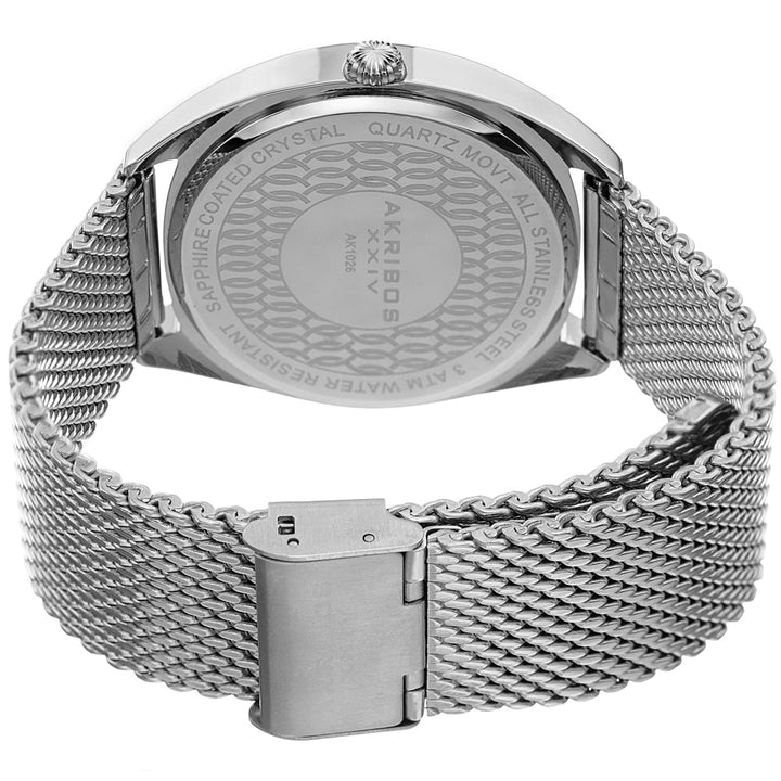 AK1026BU-Casual Silver/Stainless Steel | Blue Dial