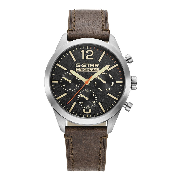 Originals Black Dial / Brown Leather Strap Black Dial