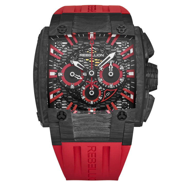 Re1 2.0 RBRE12CH.CA.RD / Black red | Black Red Dial