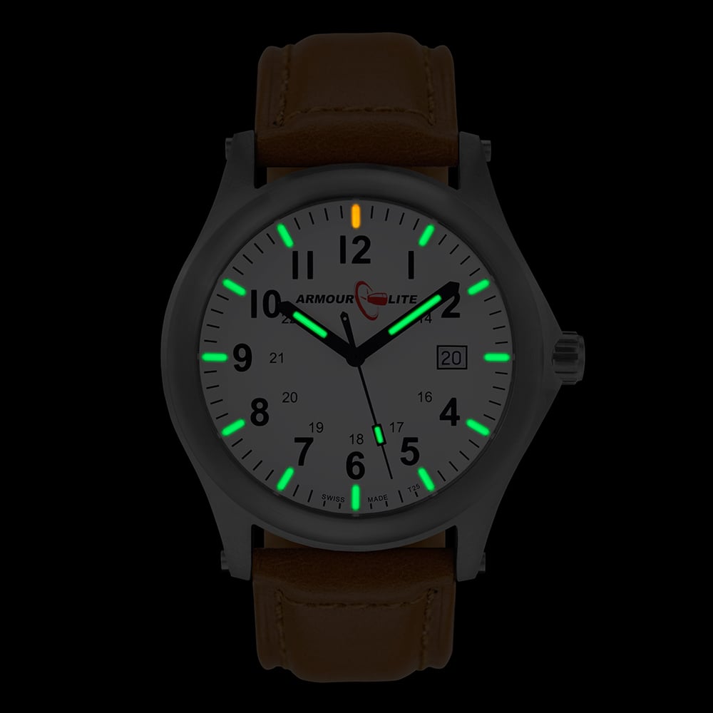 Field Series (Tritium & Armourglass) AL126 Steel Case / White Dial | Arctic Whit