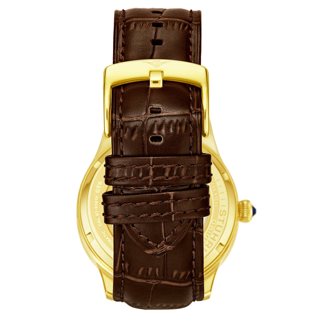 Legacy Brown/Gunmetal Leather | Gunmetal Dial