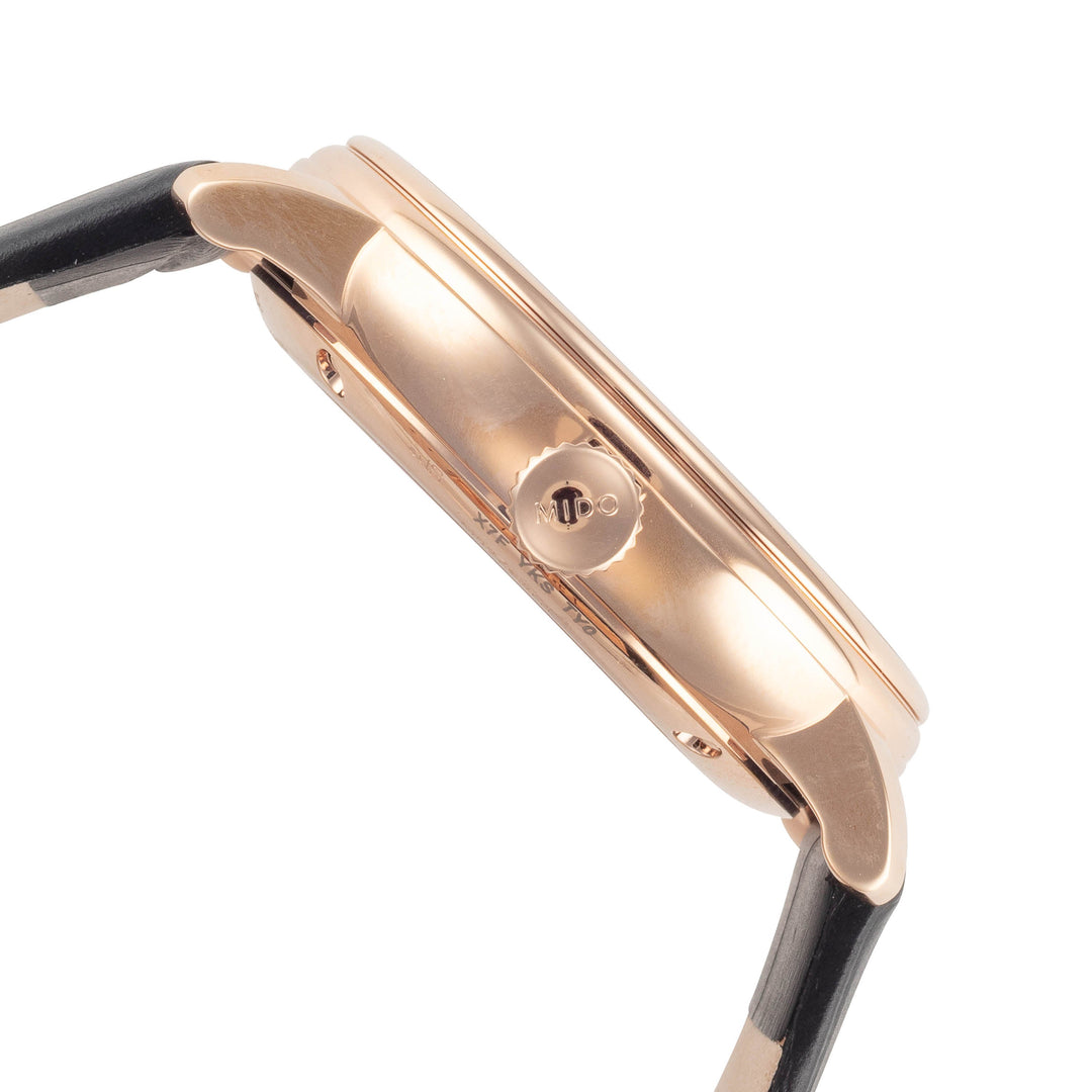 Baroncelli 40mm / White / Black | White Dial