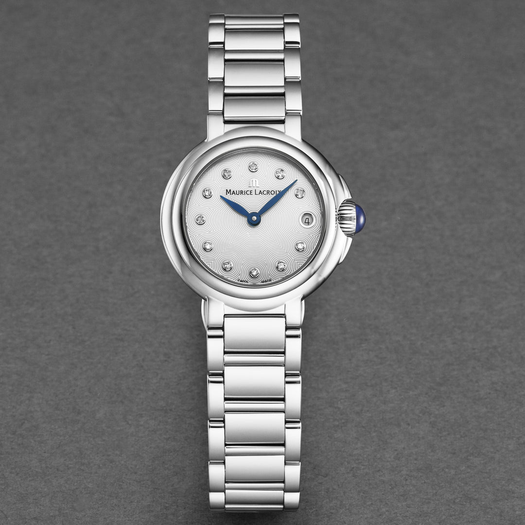 Fiaba FA1003SS0021701 / Mother-of-pearl with "water drop" guilloch pattern dial 