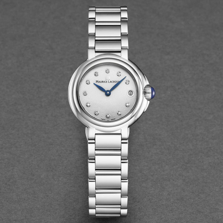 Fiaba FA1003SS0021701 / Mother-of-pearl with "water drop" guilloch pattern dial 